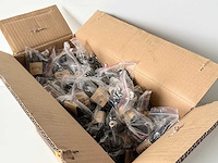 1m verleng kabel, micro usb - a naar b. met autoadapter. 150 stuks - afbeelding 4 van  4