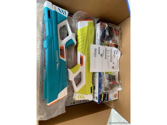 1x automatisch waterpistool - 250ml capaciteit - blauw - afbeelding 4 van  4