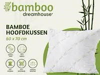 1x bamboo hoofdkussen 60x 70cm - afbeelding 1 van  4