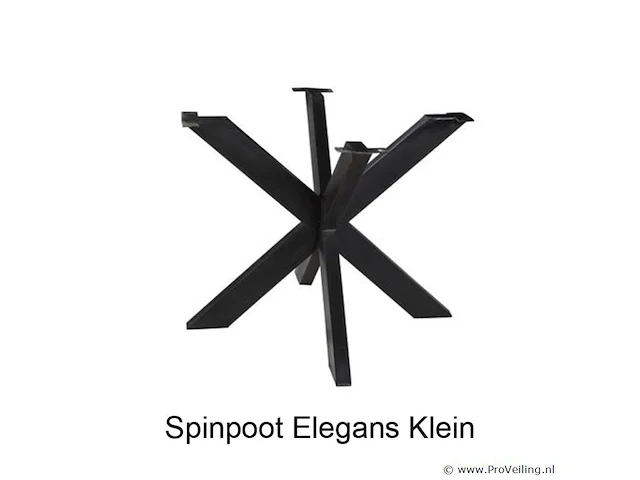 1x deens ovaal tafel eiken - verjongde rand - 160x100 cm - massief eiken - spinpoot klein metaal 5x10 - afbeelding 5 van  5