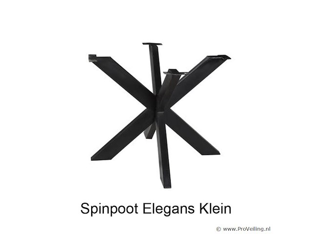 1x deens ovaal tafel eiken - verjongde rand - 160x100 cm - massief eiken - spinpoot klein metaal 5x10 - afbeelding 5 van  5