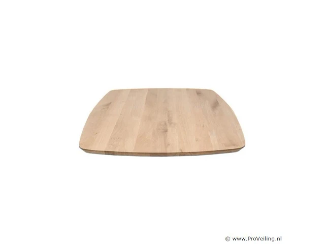 1x deens ovaal tafel eiken - verjongde rand - 220x115 cm - massief eiken - spinpoot metaal 5x10 - afbeelding 3 van  5