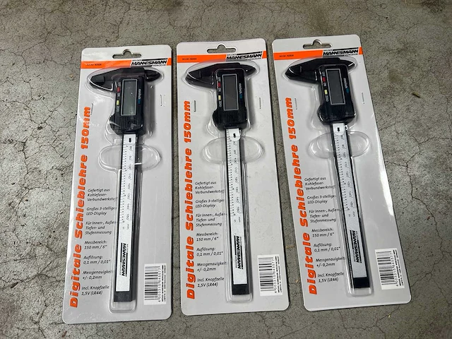 (1x) digitale schuifmaat 150 mm - afbeelding 1 van  1