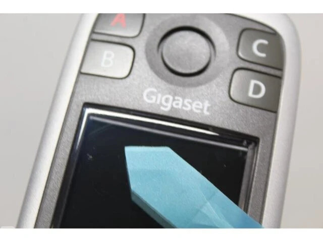 1x gigaset e560 - single dect telefoon - zilver/grijs gigaset - afbeelding 6 van  6