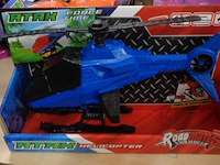 1x helicopter blauw - afbeelding 1 van  3