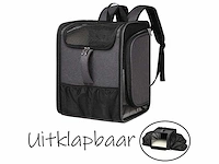 1x honden- of kattenreismand + 1x draagtas. - afbeelding 1 van  5