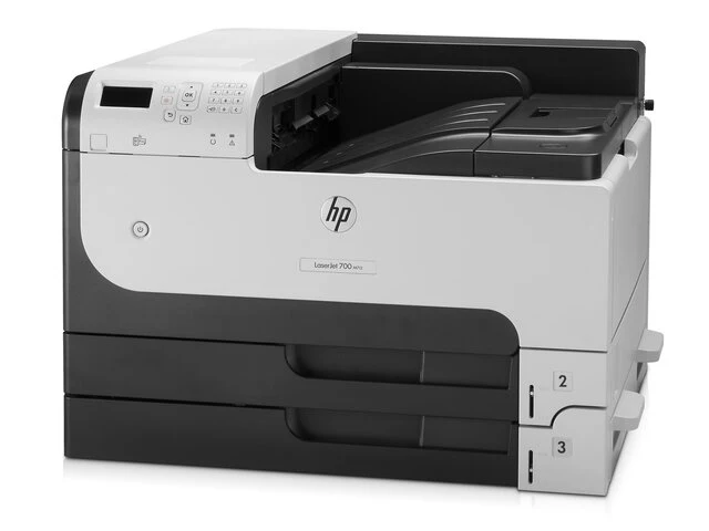 1x hp m712dn laserjet enterprise 700 series printer hp - afbeelding 2 van  2