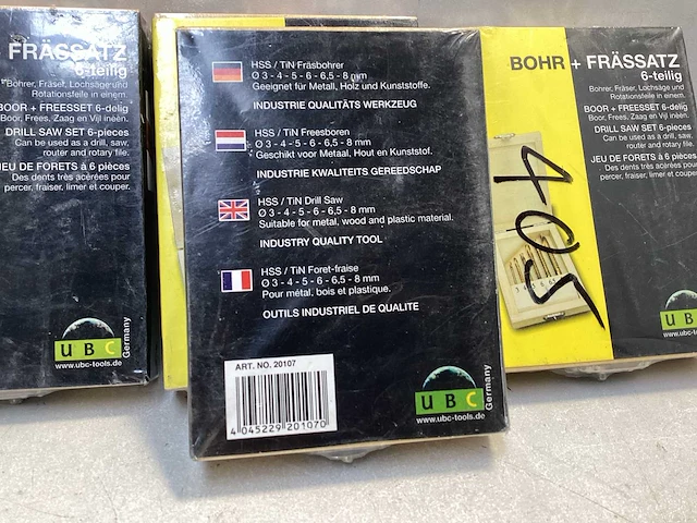 (1x) !! hss / tin freesboren ø 3t/m8 mm - afbeelding 4 van  4