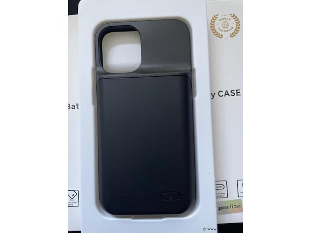 1x iphone 12 mini powerbank hoesje - 6800mah - afbeelding 2 van  5