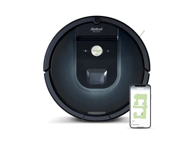 1x irobot roomba 981 - robotstofzuiger - zwart irobot - afbeelding 1 van  4