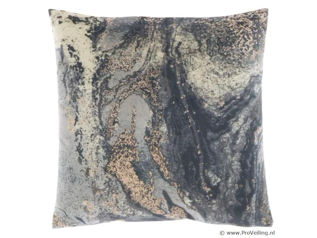 1x kussen unique living kussen marmer 45 x 45 cm - afbeelding 1 van  1