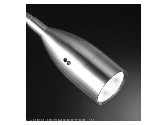 1x lampidee stan wandlamp - modern nikkel - staal - 2 jaar garantie fischer & honsel - afbeelding 3 van  3