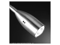 1x lampidee stan wandlamp - modern nikkel - staal - 2 jaar garantie fischer & honsel - afbeelding 3 van  3