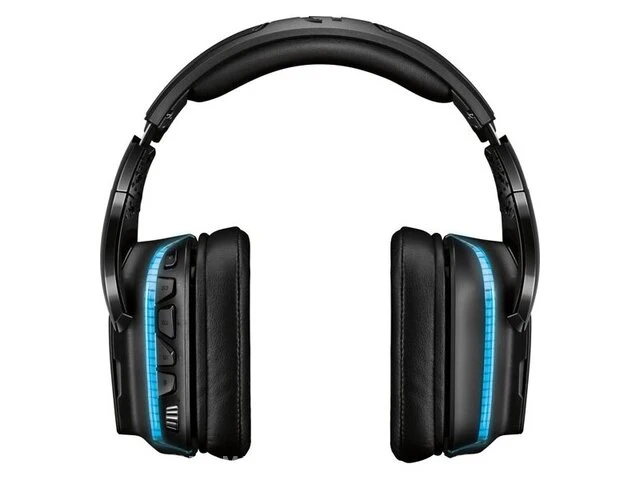 1x logitech g935 - draadloze gaming headset - zwart logitech g - afbeelding 2 van  4