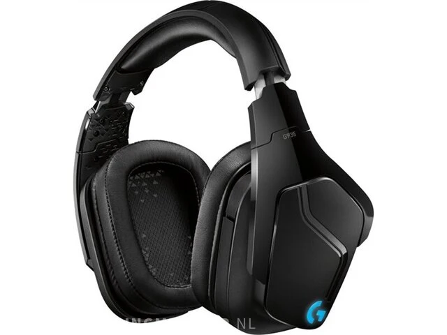 1x logitech g935 - draadloze gaming headset - zwart logitech g - afbeelding 3 van  4