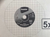 (1x) makita slijpschijven 355x4.3x25.4mm bandenzaag 5 stuks - afbeelding 3 van  6