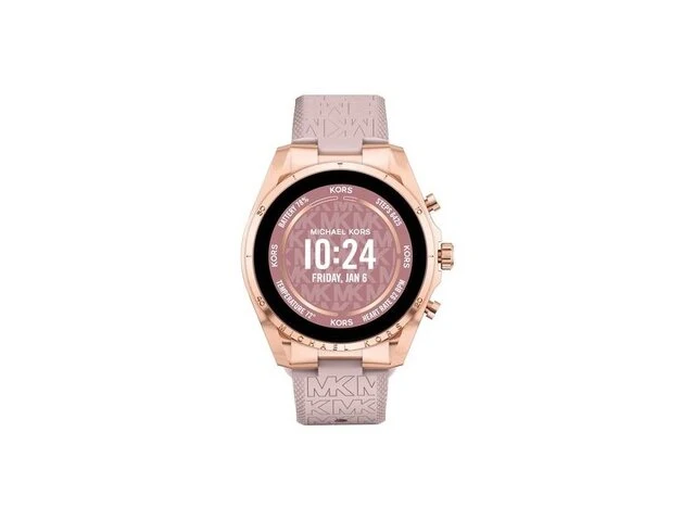 1x michael kors dames smartwatch - one size roze michael kors - afbeelding 1 van  1