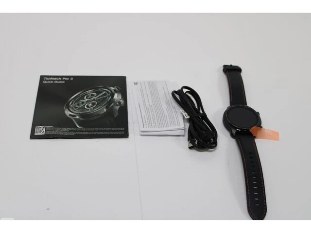 1x mobvoi ticwatch pro 3 gps smartwatch black shadow amoled ticwatch - afbeelding 5 van  6