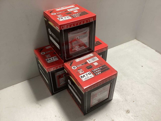 (1x) moto7 - 12v 14ah - battery - afbeelding 1 van  6