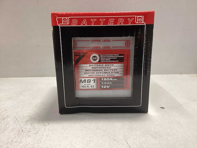 (1x) moto7 - 12v 14ah - battery - afbeelding 3 van  6