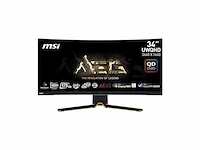 1x msi meg 342c qd oled - curved oled gaming monitor msi - afbeelding 1 van  3