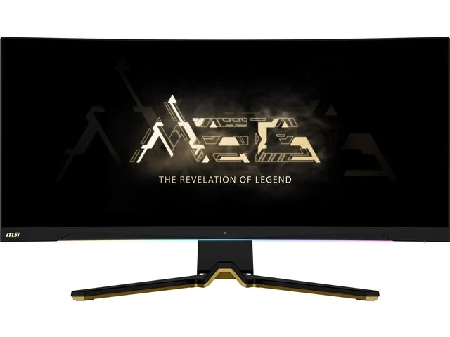 1x msi meg 342c qd oled - curved oled gaming monitor msi - afbeelding 3 van  3