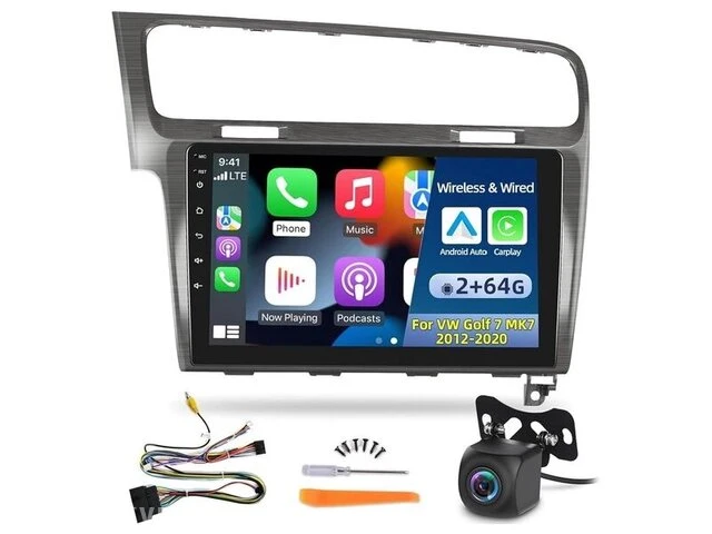 1x nhopeew android 11 autoradio voor vw golf 7 mk7 2012-2020 nhopeew - afbeelding 1 van  1