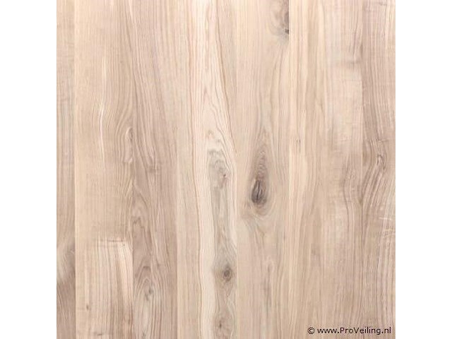 1x ovaal tafel eiken - verjongde rand - 160x100 cm - massief eiken - spinpoot klein metaal 5x10 - afbeelding 4 van  5