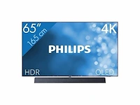 1x philips 65oled934/12 tv 165,1 cm (65'') 4k ultra hd smart tv wi-fi zwart philips tv