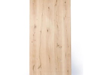 1x recht tafel eiken - 220x100 cm - massief eiken - spinpoot metaal 5x10 - afbeelding 2 van  3