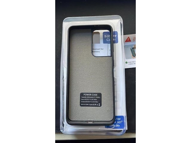 1x samsung galaxy s21 powerbank hoesje - 4800mah - afbeelding 2 van  4
