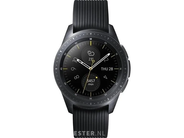 1x samsung galaxy watch - smartwatch - zwart - 42mm samsung - afbeelding 1 van  4