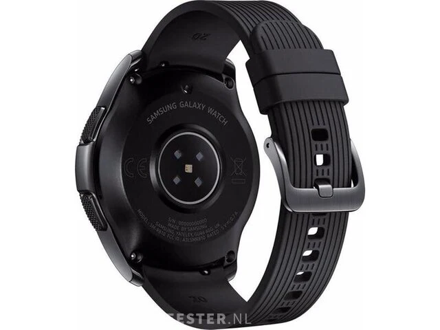 1x samsung galaxy watch - smartwatch - zwart - 42mm samsung - afbeelding 3 van  4