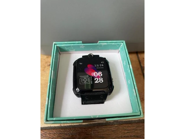1x smartwatch voor kinderen – locatie – bellen – camera 2g – belfunctie – track - zwart met groen - afbeelding 6 van  11
