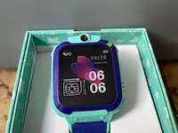 1x smartwatch voor kinderen – locatie – bellen – camera 2g – belfunctie – track - zwart met groen - afbeelding 10 van  11