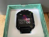 1x smartwatch voor kinderen – locatie – bellen – camera 2g – belfunctie – track - zwart met groen - afbeelding 7 van  11