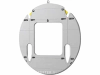 1x steelcase - muurmontage voor interactief plat beeldscherm - grijs - voor microsoft surface hub 2s steelcase - afbeelding 1 van  4
