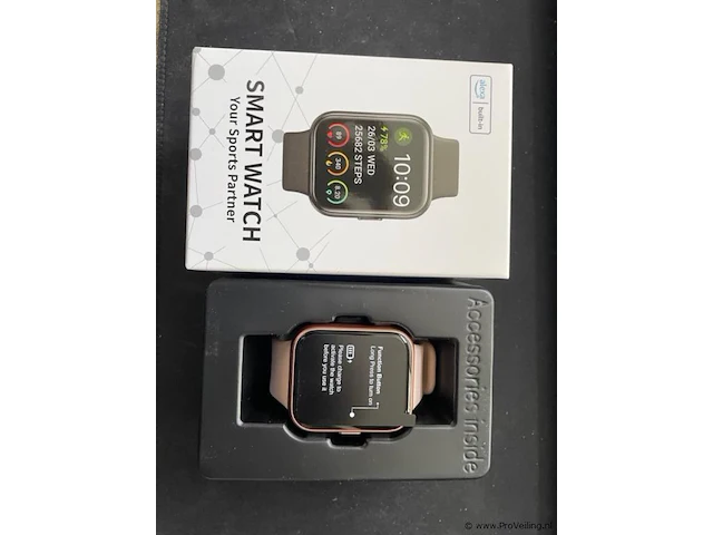 1x veryfit smart watches zwart - afbeelding 1 van  3