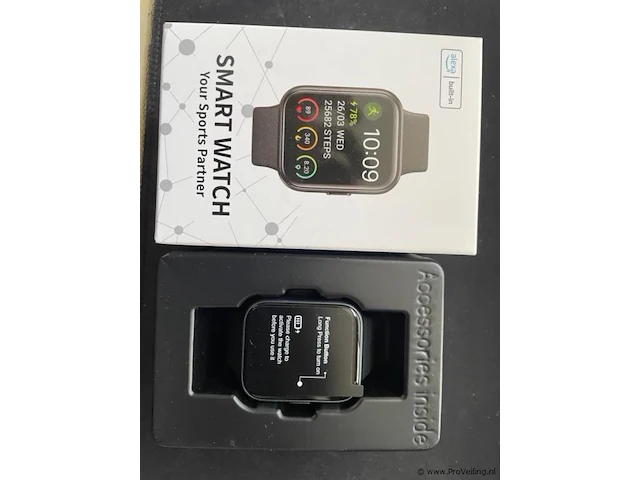 1x veryfit smart watches zwart - afbeelding 2 van  3