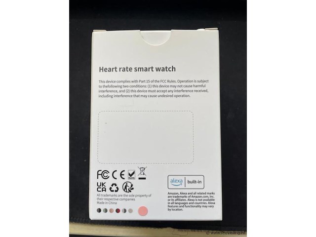 1x veryfit smart watches zwart - afbeelding 3 van  3