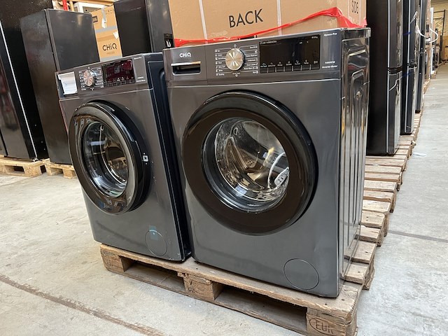 1x wasmachine 8kg, 1x wasmachine 10kg chiq, cfl80-14586im3xa, cfl100-14586im3xa - afbeelding 1 van  9