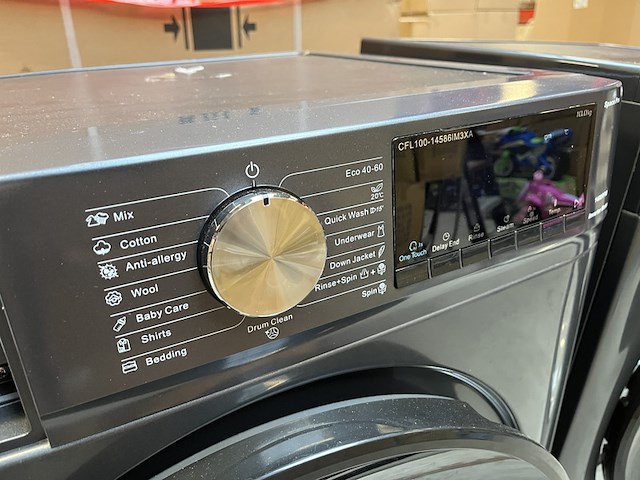 1x wasmachine 8kg, 1x wasmachine 10kg chiq, cfl80-14586im3xa, cfl100-14586im3xa - afbeelding 7 van  9