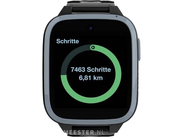 1x xplora xgo3 smartwatch zwart - met gps en simkaart slot - gps & wifi met belfunctie - gps horloge kind - smartwatch kids xplora - afbeelding 2 van  2