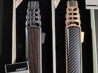 1x zwarte turbo jetflame aanstekers - gasbrander - vuurwerk torch - crème brûlée brander - afbeelding 1 van  7