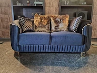 2- zitsbank chesterfield, cessnock, paars - afbeelding 1 van  4