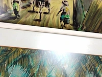 2 aquarellen ?. in wissellijst - afbeelding 4 van  5