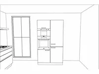 2-delige rechtopgestelde keuken - afbeelding 4 van  7