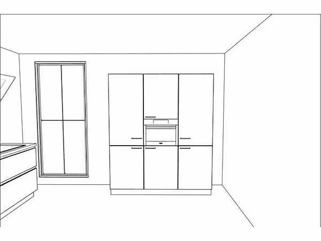 2-delige rechtopgestelde keuken - afbeelding 4 van  7