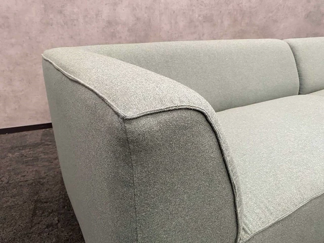 2-delige sofa mintgroen gestoffeerd - afbeelding 2 van  14