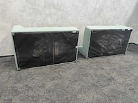2-delige sofa mintgroen gestoffeerd - afbeelding 3 van  14